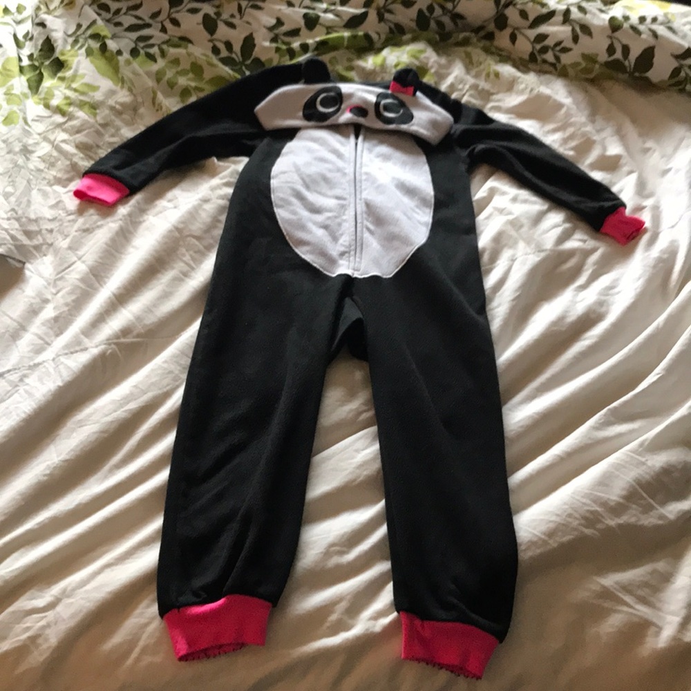 Girls panda bear onesie. Sz xs 4/5